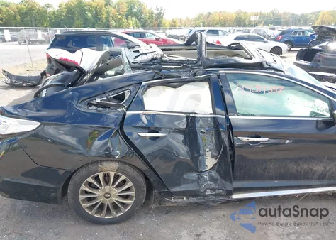 2015 Hyundai Sonata Limited z USA, uszkodzony, nr VIN 5NPE34AF7FH250502